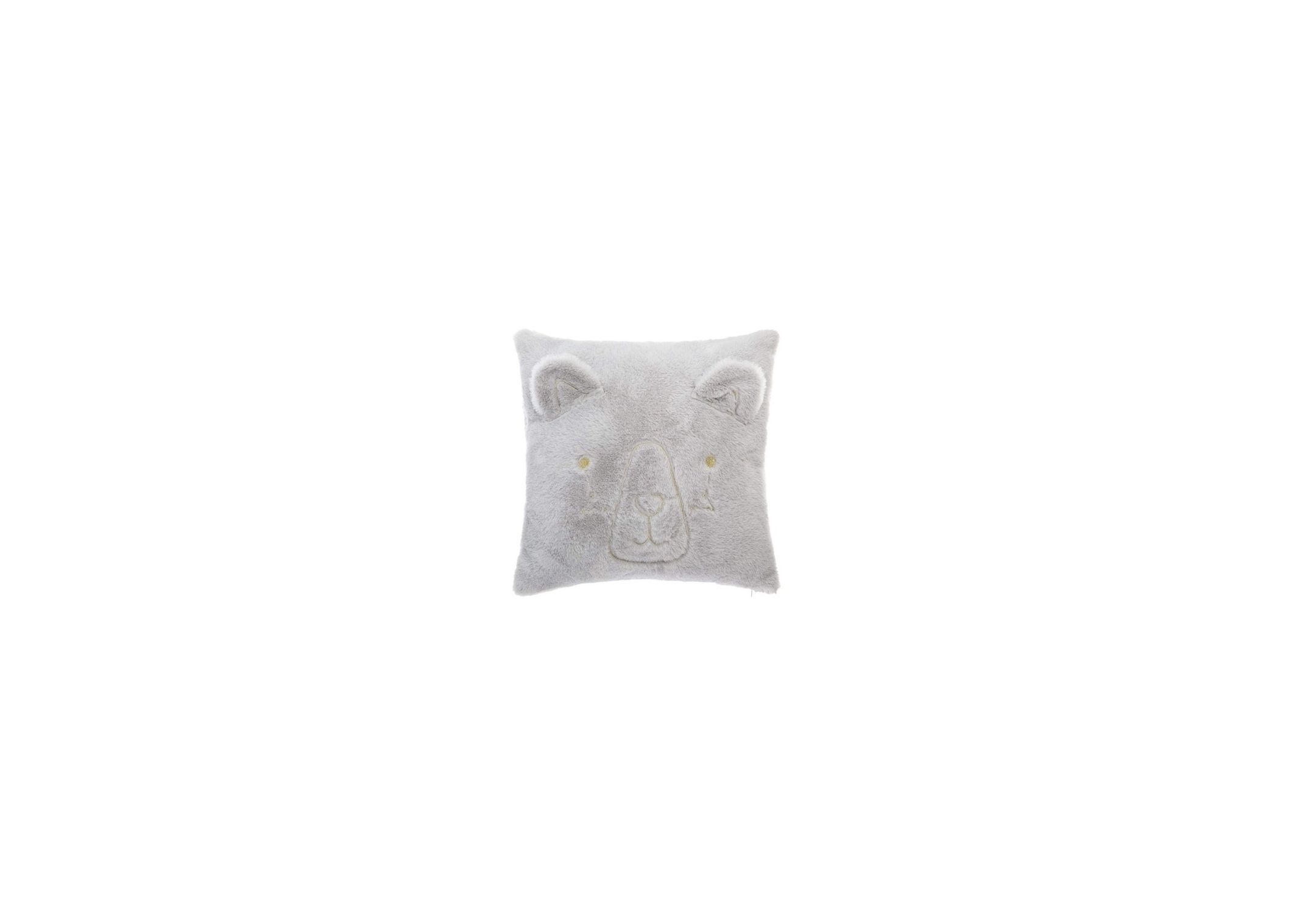 Coussin décoratif Fake Fur Ours Gris Coussin décoratif Fake Fur Ours Gris