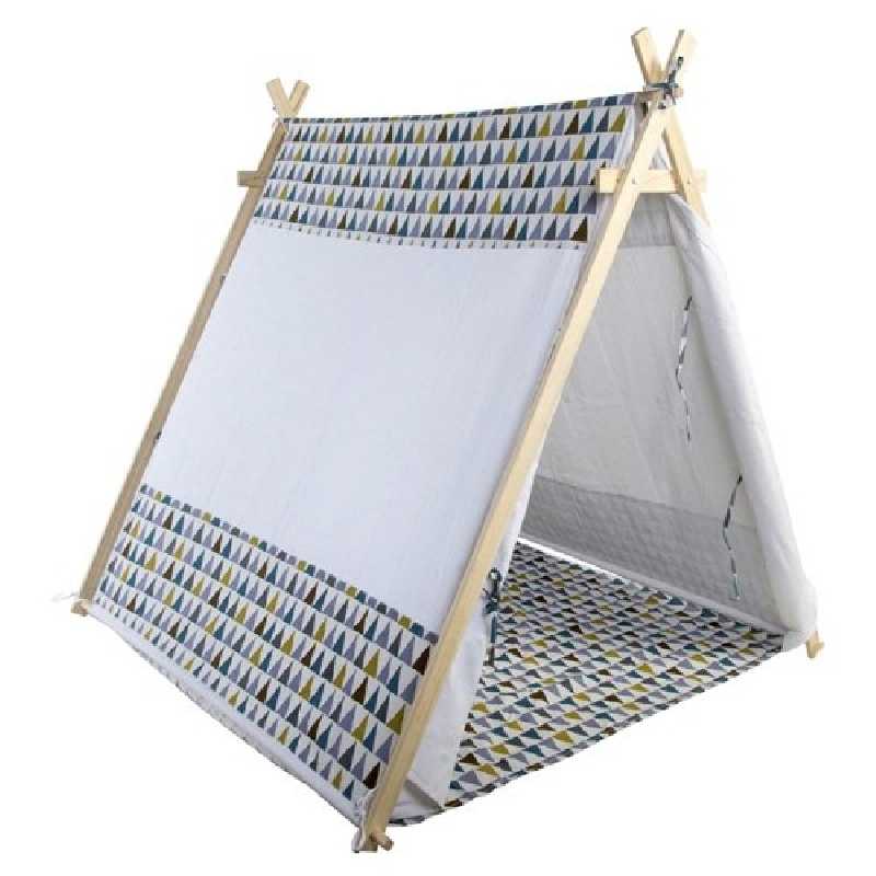 Tipi tente en coton et toile triangles Tipi tente en coton et toile triangles