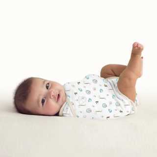 Gigoteuse bébé 0-3 mois Swaddle Me Kicksie Baby Jungle - Summer Infant