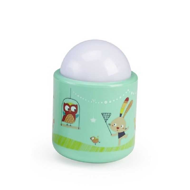 Veilleuse Bebe Nomade Nature Chouette Verte