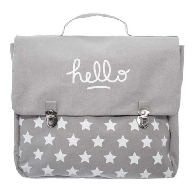 Cartable maternelle pour enfant Gris