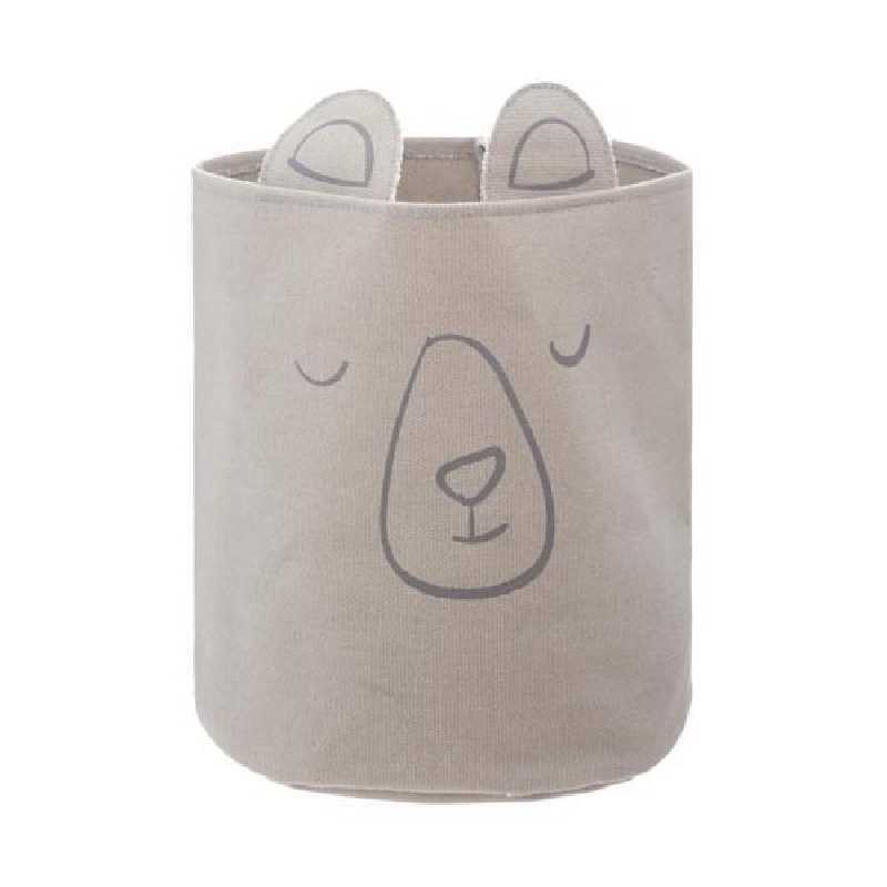 Mini panier de rangement Ours Gris Mini panier de rangement Ours Gris