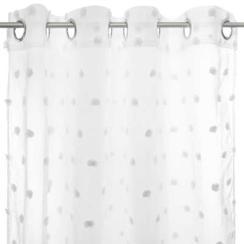 Rideau chambre enfant multi pompons Gris Rideau chambre enfant multi pompons Gris