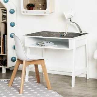 Bureau ardoise enfant Noir et Blanc - Atmosphera For Kids