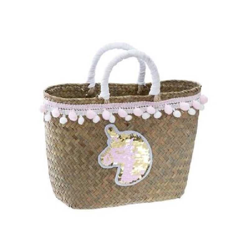 Panier mini pompons + licorne Multicolore Panier mini pompons + licorne Multicolore