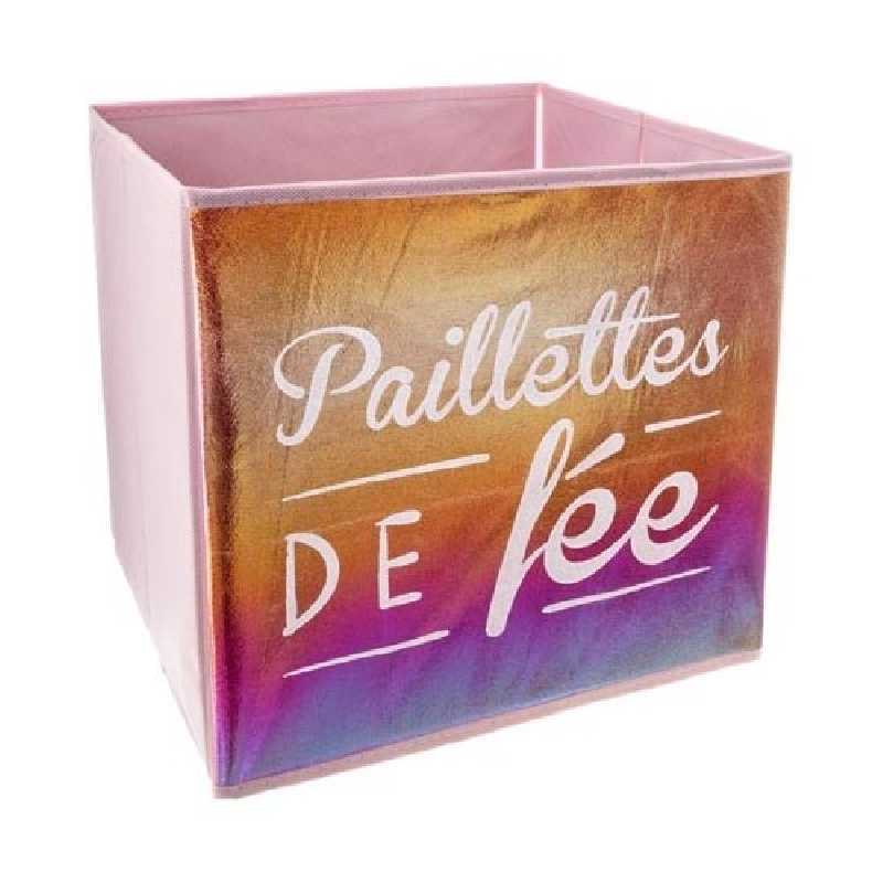 Bac de rangement Paillettes de fée Bac de rangement Paillettes de fée