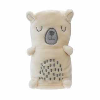 Plaid pour enfant Ours beige 75 x 100