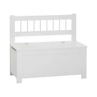 Coffre Banc à jouer 2 en 1 MDF Blanc - Atmosphera For Kids