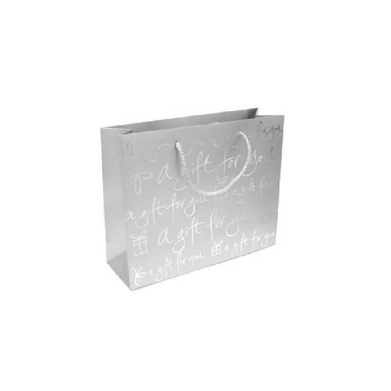 Sac cadeau en papier Argent Sac cadeau en papier Argent