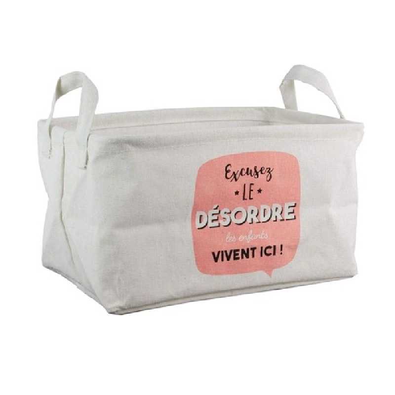 Panier de rangement rectangulaire Corail Panier de rangement rectangulaire Corail