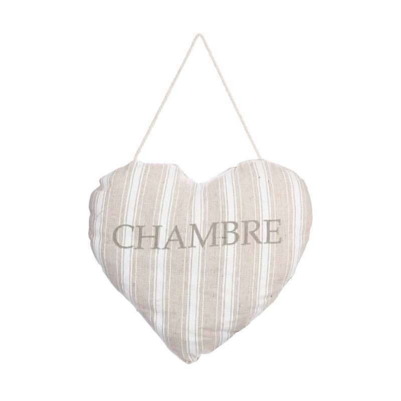 Coussin Porte Coeur Chambre rayure Coussin Porte Coeur Chambre rayure
