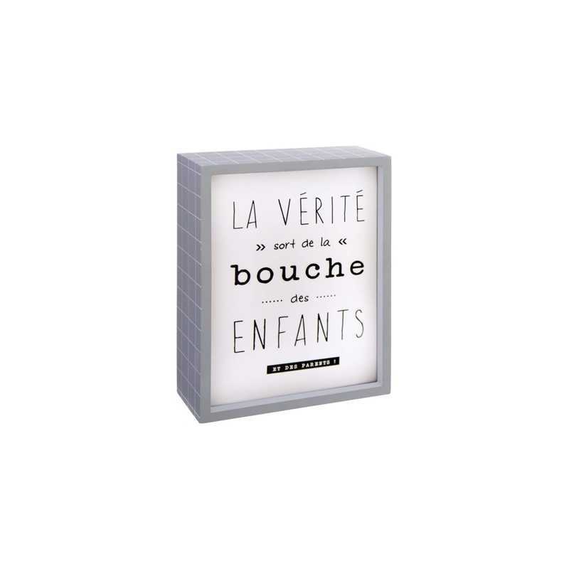 Boîte lumineuse enfant gris Boîte lumineuse enfant gris