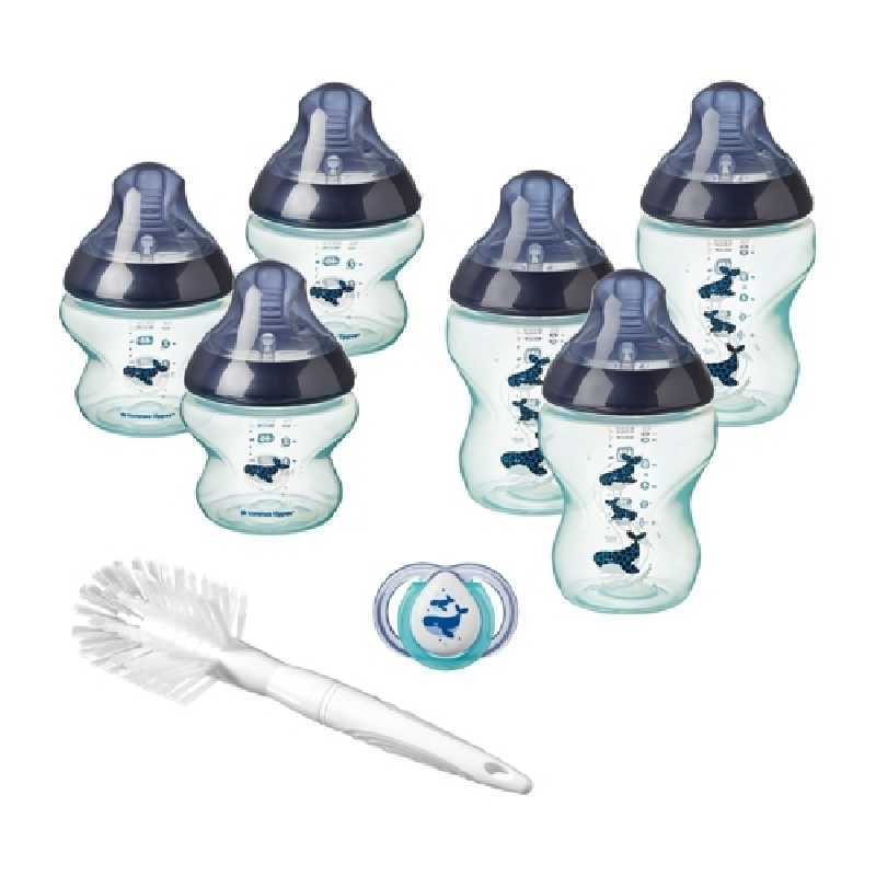 Starter kit de naissance biberons Transparent Starter kit de naissance biberons Transparent