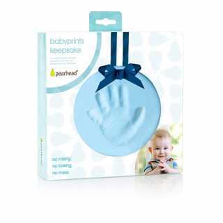 Souvenir empreinte de bébé Bleu - Pearhead
