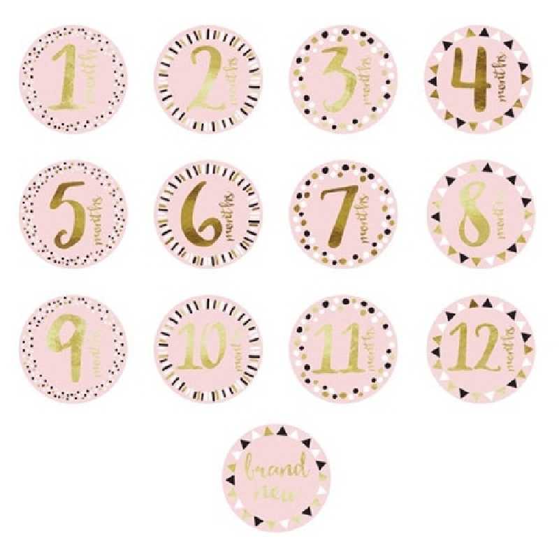 Autocollants de ventre bébé Rose Autocollants de ventre bébé Rose