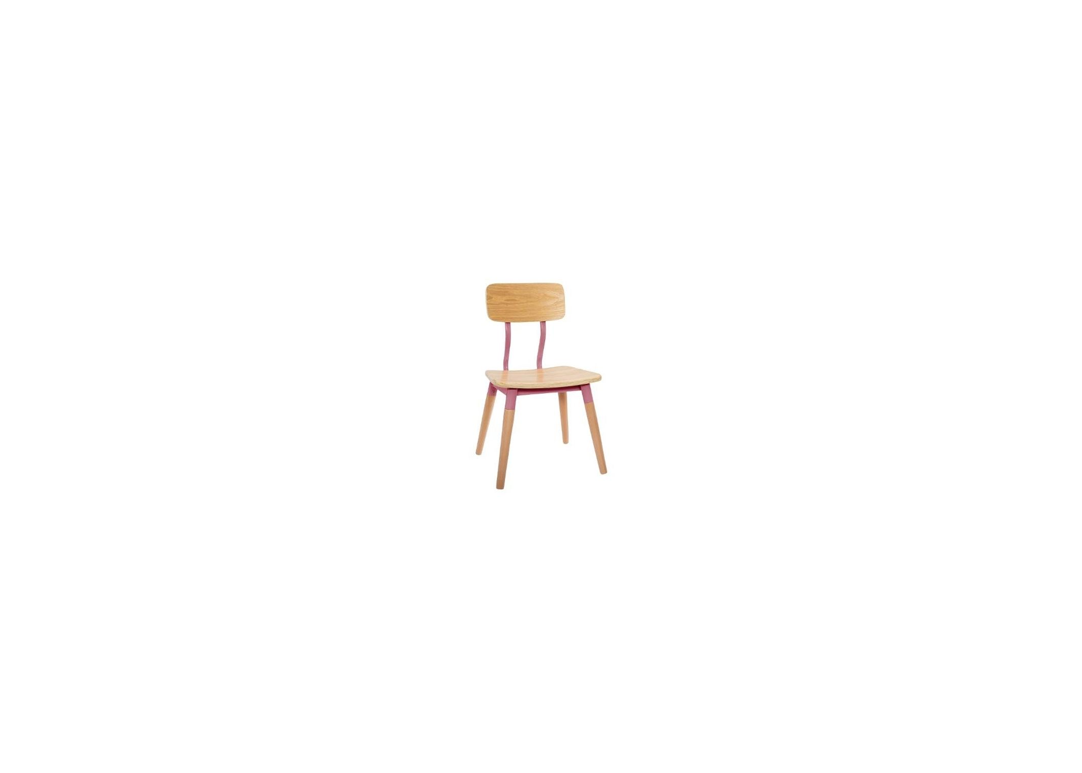 Chaise enfant rétro Rose Chaise enfant rétro Rose
