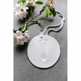 Souvenir empreinte de bébé Blanc - Pearhead