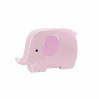 Banque tirelire élephant en céramique Rose - Pearhead