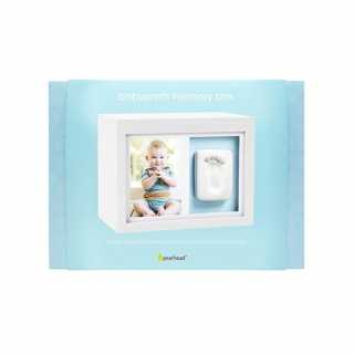 Boîte de mémoire bébé avec kit empreinte Blanc