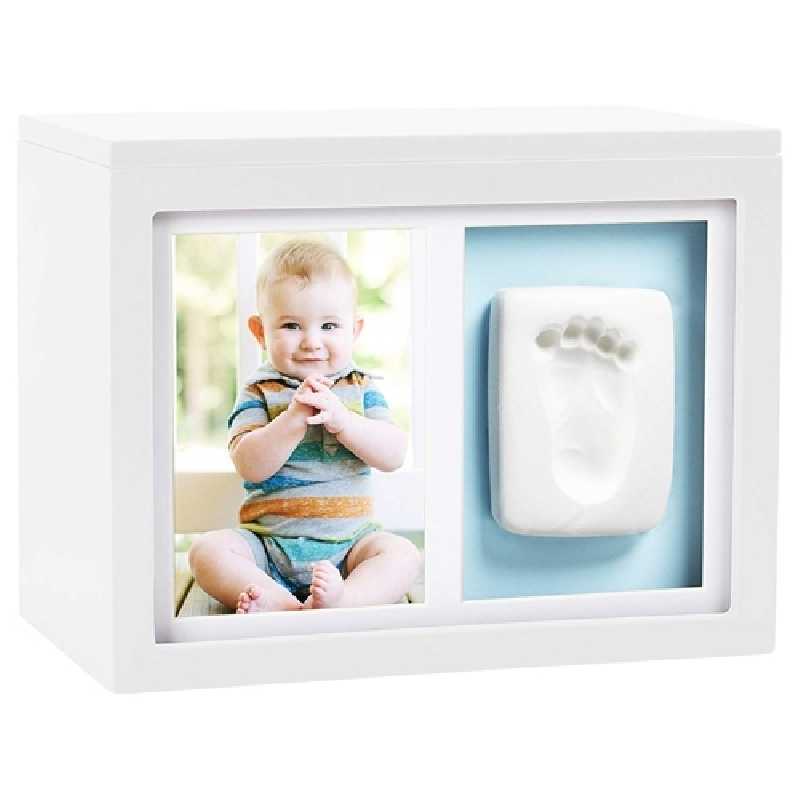 Boite De Memoire Bebe Avec Kit Empreinte Blanc