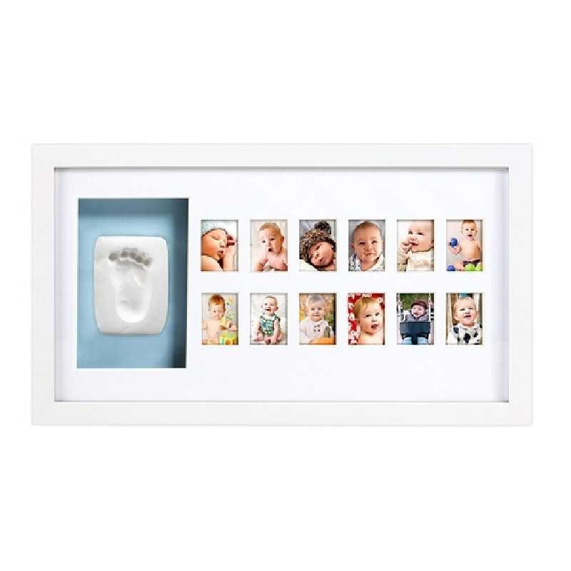 Cadre D Empreinte Avec 12 Photos De Bebe Cadre D Empreinte Avec 12 Photos De Bebe
