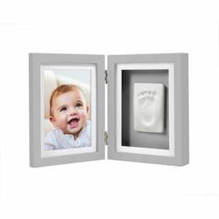 Cadre Empreintes Bébé, Kit Empreinte Bebe Mains pour Liste de Naissance,  Souvenirs mémorable Décorations murale ou pour table 