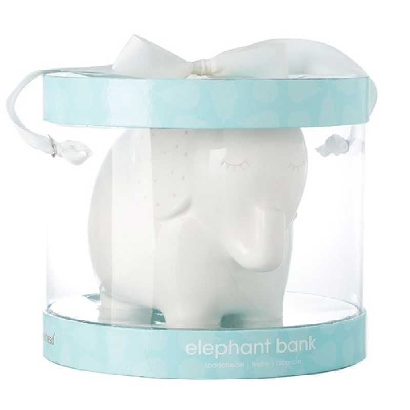 Tirelire bébé ceramique Elephant Blanc Tirelire bébé ceramique Elephant Blanc