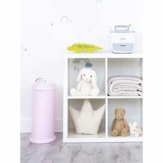Poubelle De Couches En Acier Rose