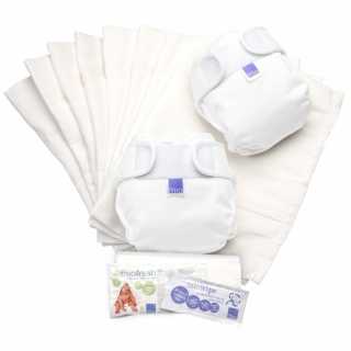 Lot de couches lavables MIOSOFT Blanc Taille 2 - Bambino Mio