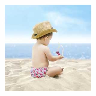 Lot de 3 couches piscine lavables Rose 2 ans+ - Bambino Mio