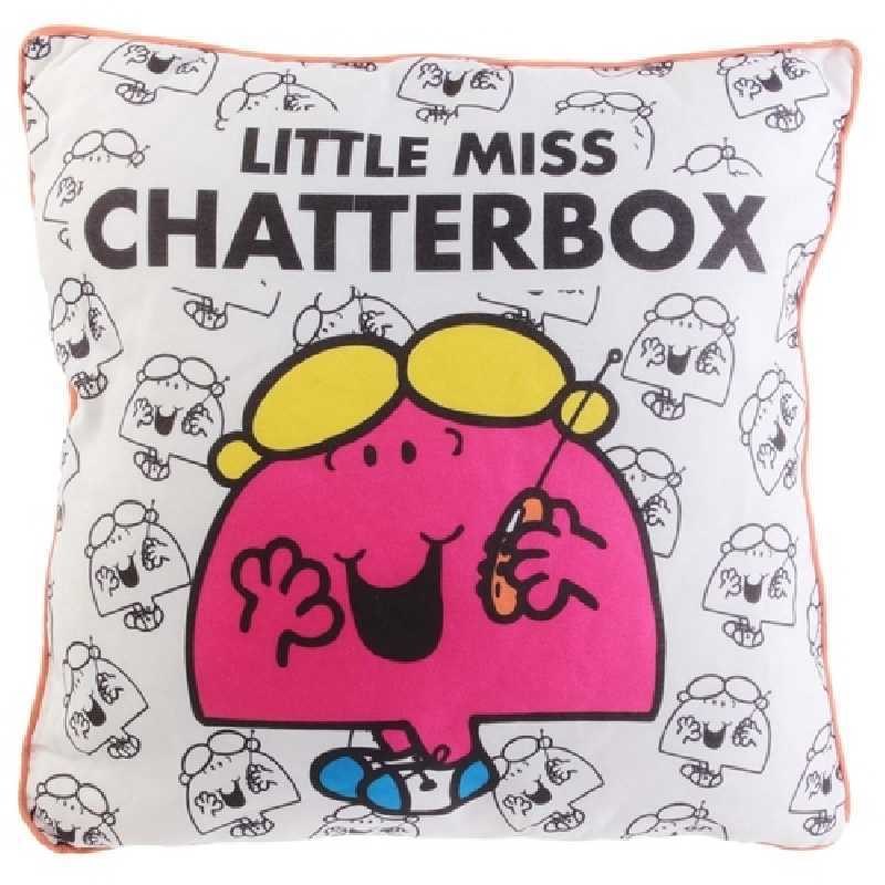 Coussin decoratif Miss Chatterbox