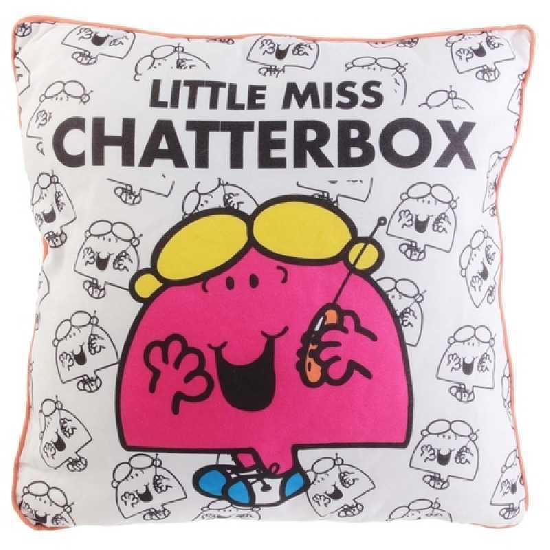 Coussin decoratif Miss Chatterbox Coussin decoratif Miss Chatterbox
