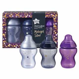 Lot de 3 biberons Ciel de minuit - Tommee Tippee