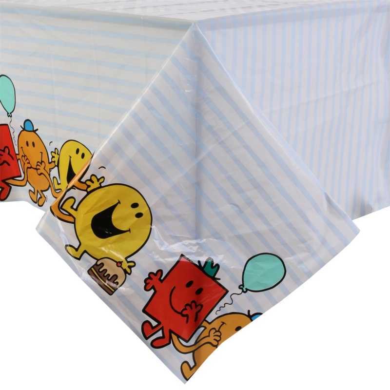 Nappe anniversaire en plastique garçon Bleu 130 x 180 cm Nappe anniversaire en plastique garçon Bleu 130 x 180 cm