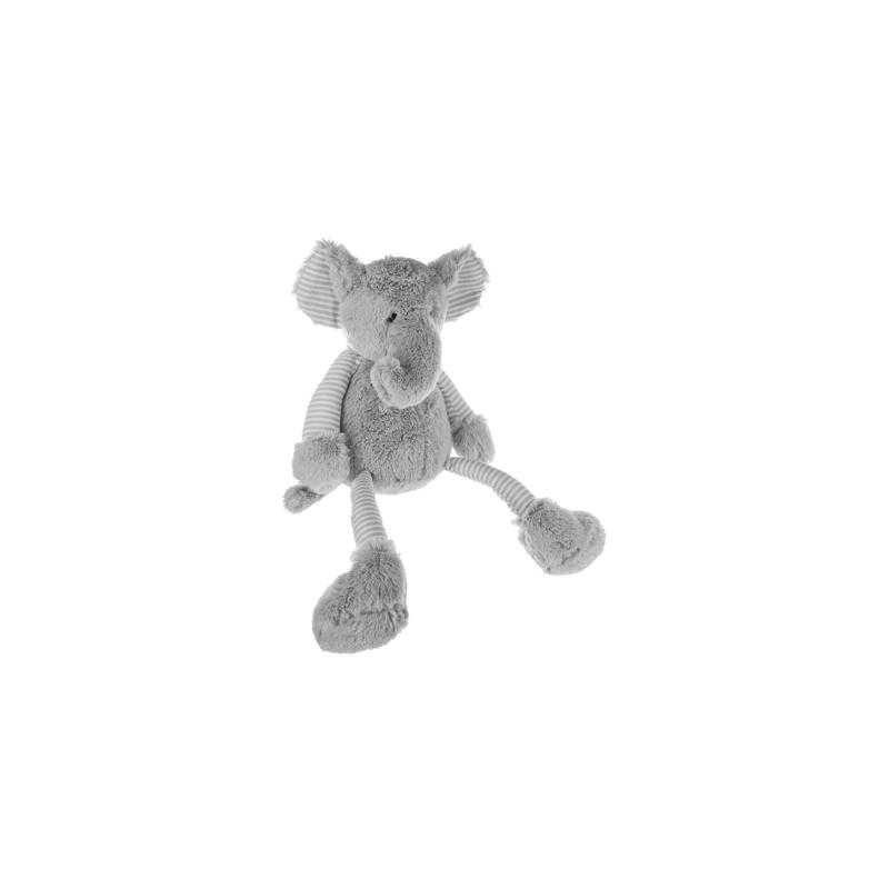peluche elephant gris