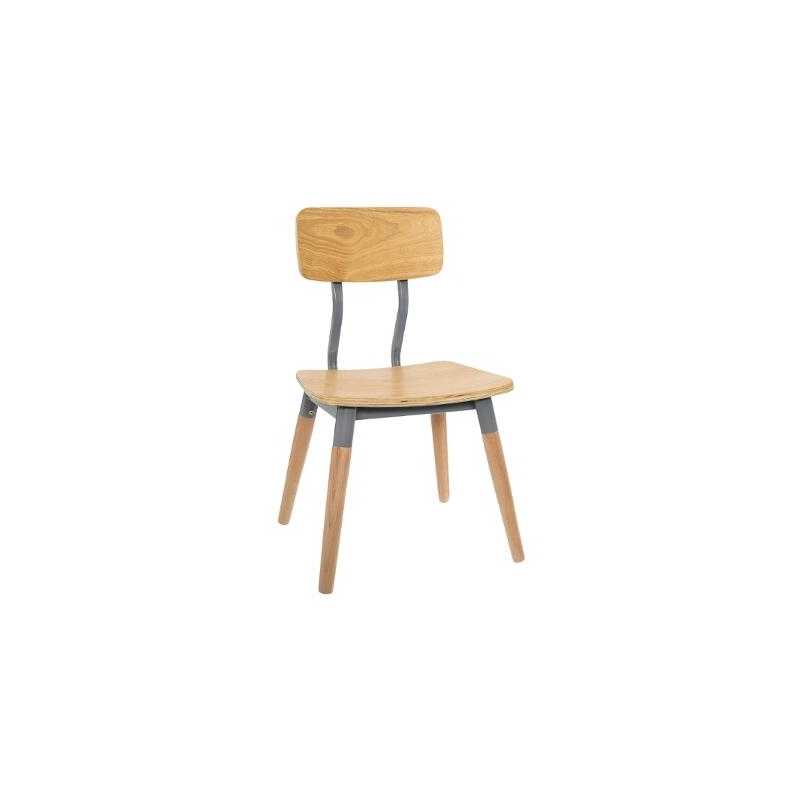 Chaise enfant retro Gris foncé Chaise enfant retro Gris foncé