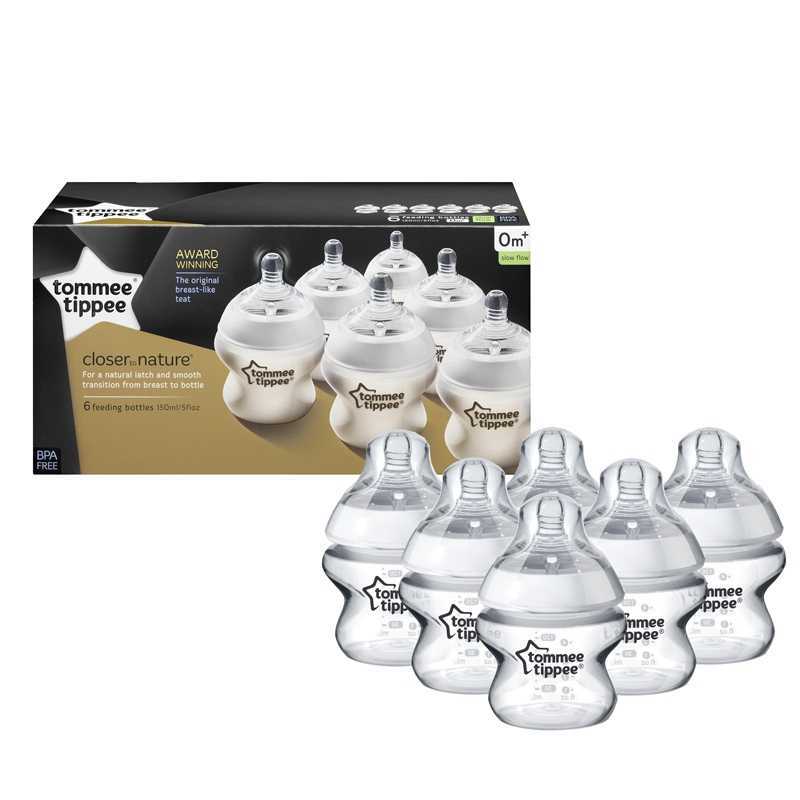 Lot de 6 biberons 150ml Lot de 6 biberons 150ml