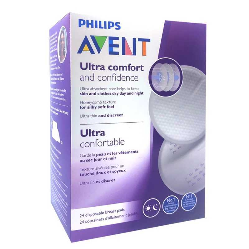 Lot de 24 coussinets d'allaitement jetables jour et nuit Lot de 24 coussinets d'allaitement jetables jour et nuit