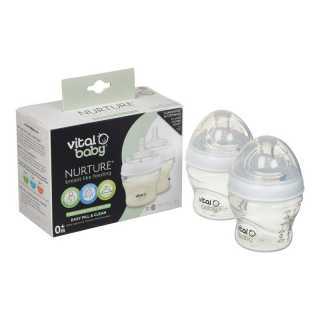 Lot de 2 biberons 150 ml Nurture - Vital Baby