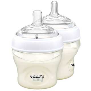 Lot de 2 biberons 150 ml Nurture - Vital Baby