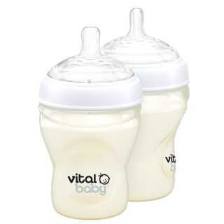 Lot de 2 biberons 240 ml Nurture - Vital Baby