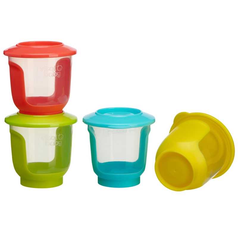 Lot de 4 pots de conservation 120ml Lot de 4 pots de conservation 120ml