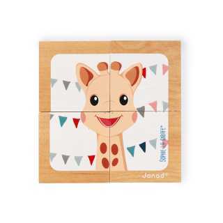 Cubes En Bois Sophie La Girafe - Janod