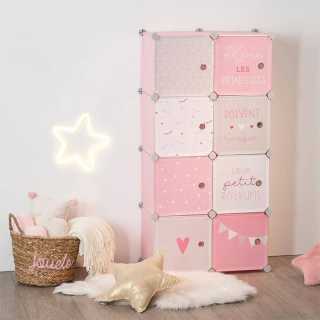 Rangement avec Penderie Rose - Atmosphera For Kids