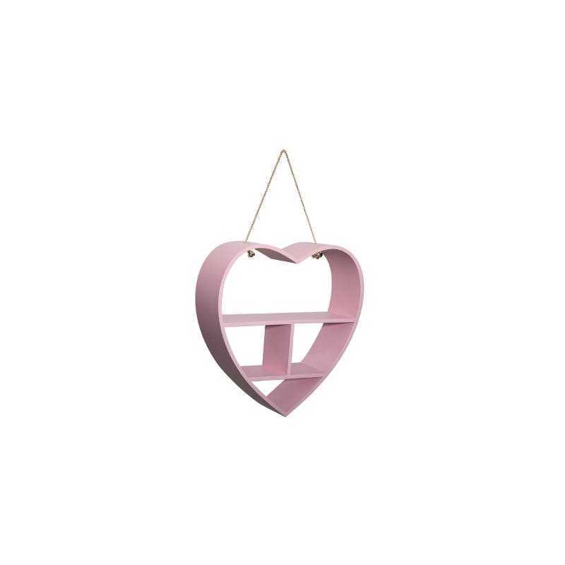 Etagere en Forme de Coeur Rose Atmosphera For Kids Etagere en Forme de Coeur Rose Atmosphera For Kids