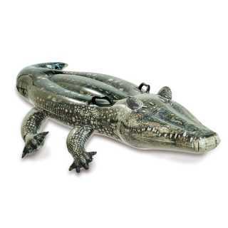 Matelas gonflable en forme d'Alligator a chevaucher