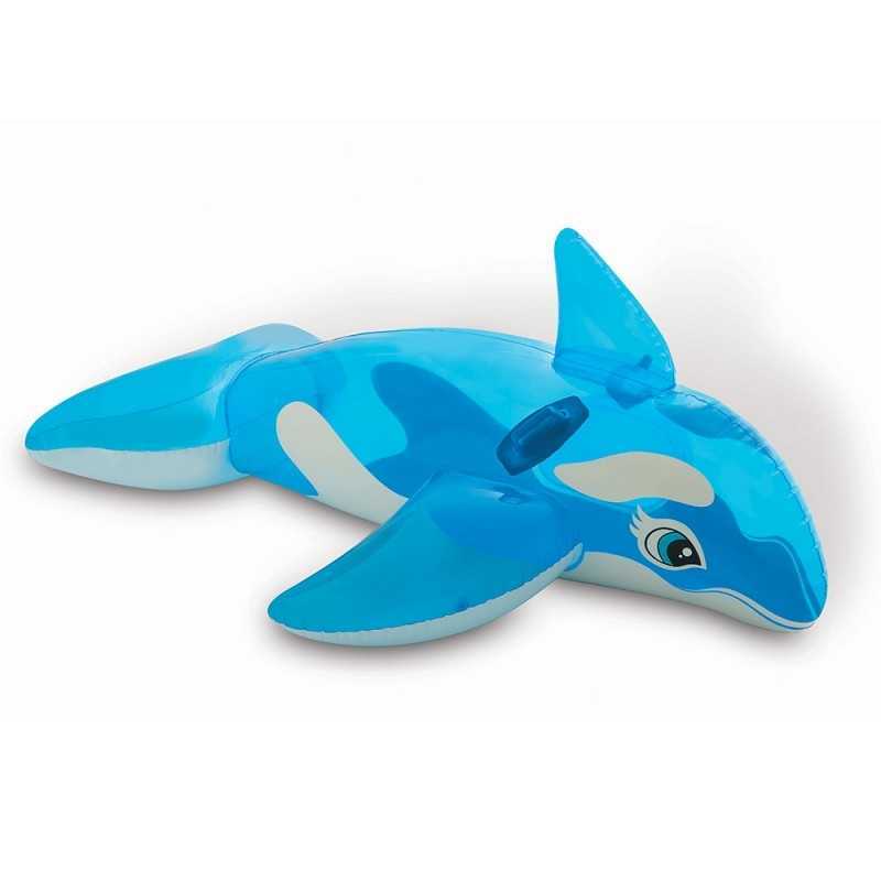 Matelas gonflable en forme de petite baleine a chevaucher Matelas gonflable en forme de petite baleine a chevaucher