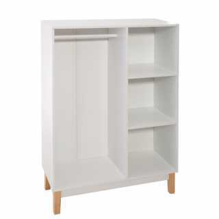 Penderie pour enfant avec 3 cases Blanc