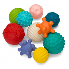 Set de 10 balles sensorielles - Infantino