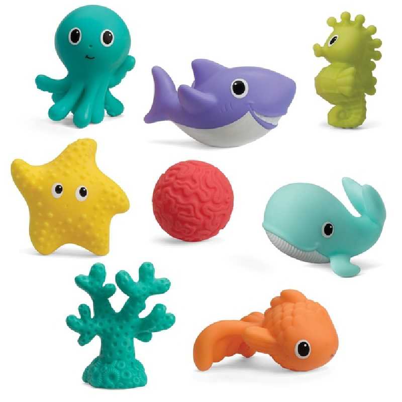 Jouet De Bain Arroseurs 8 pièces Infantino